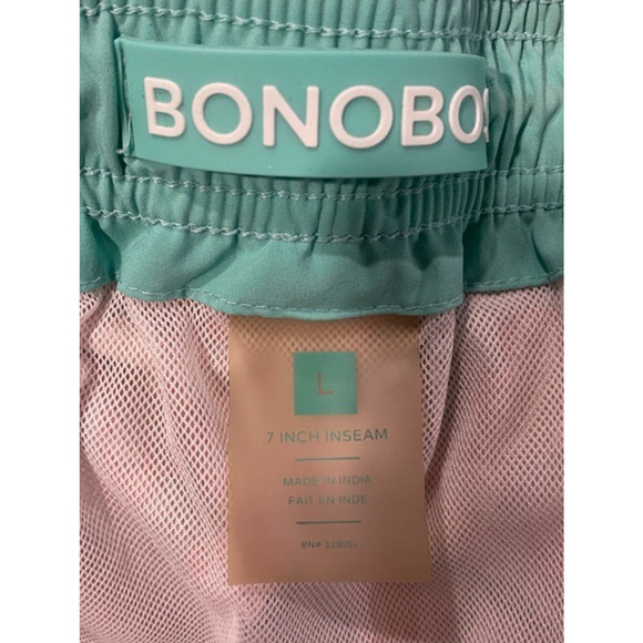 BONOBOS men's multicolor mesh lined beach trunk / shorts size Large - Picture 4 of 6